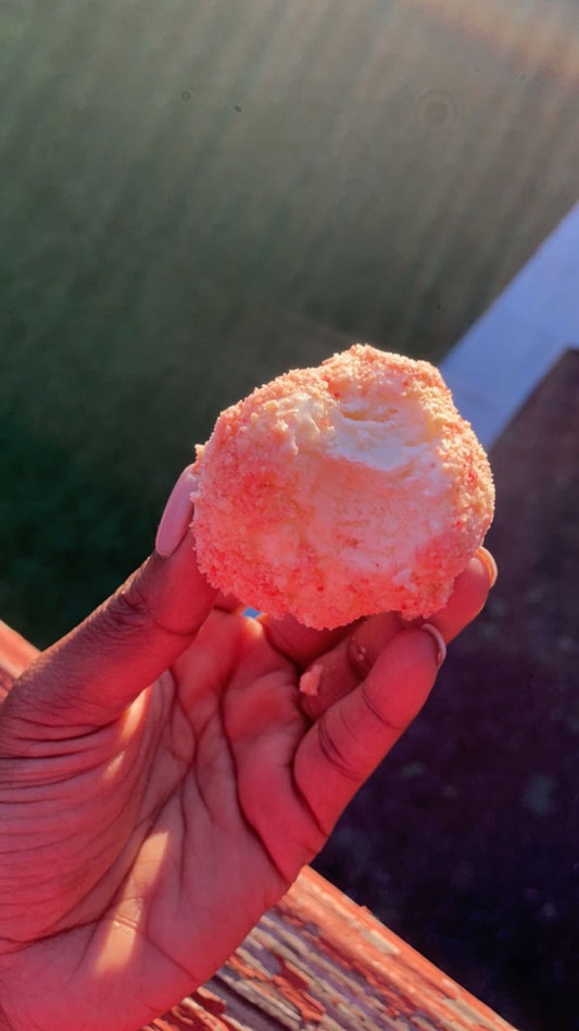 Strawberry Crunch Ice Cream Balls